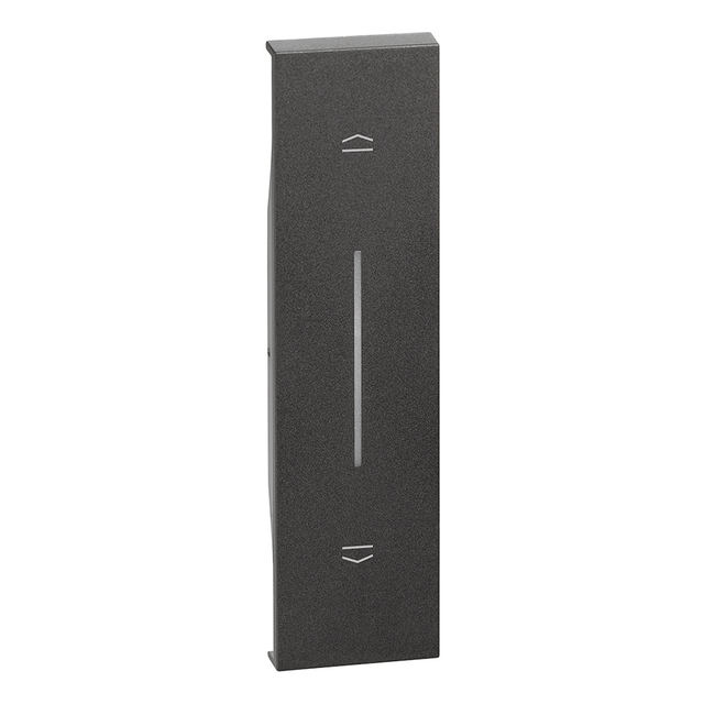 Copritasto per interruttore comando tapparelle 1M BTICINO Living Now nero
