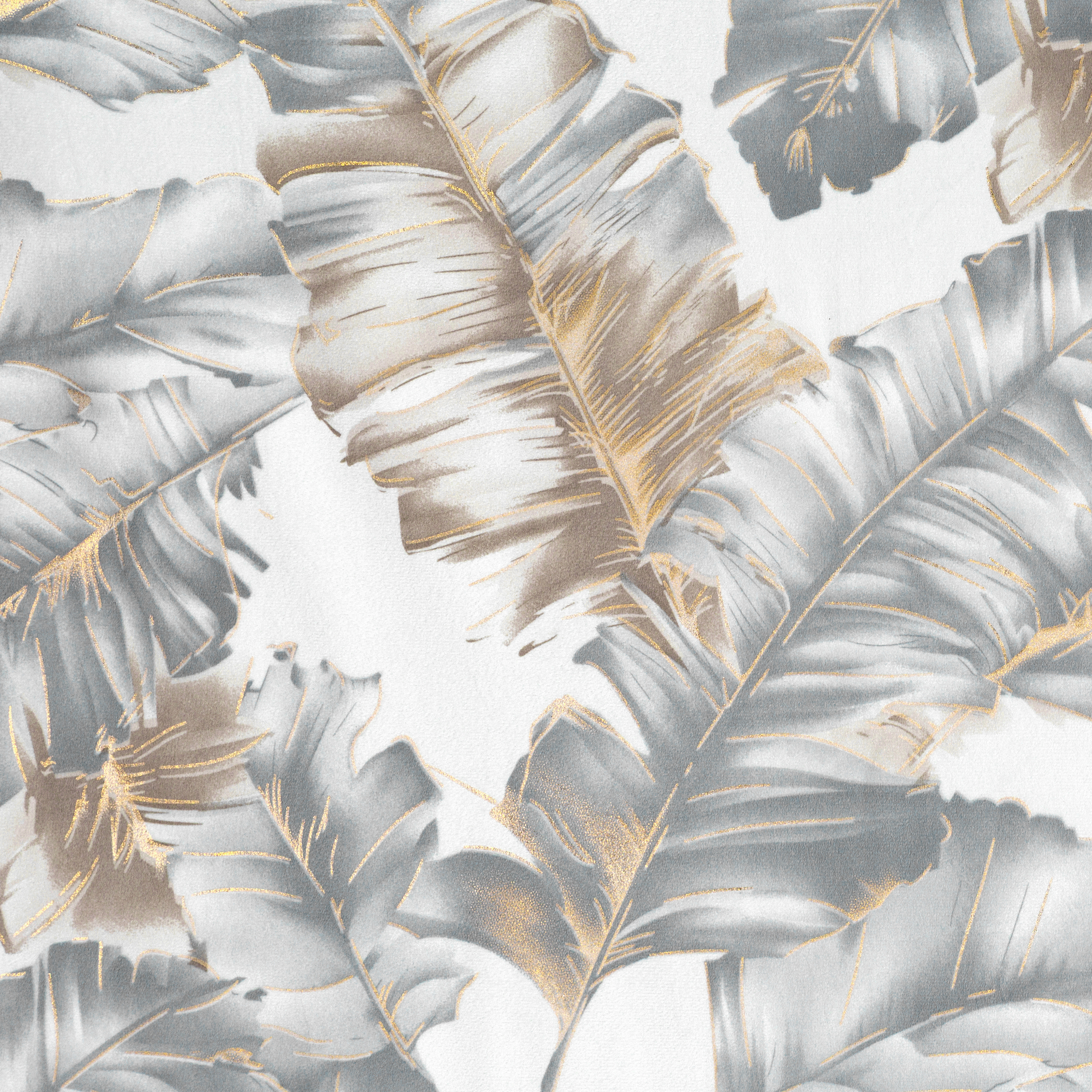 Zasłona Layla srebrno-szara 140 x 250 cm na przelotkach - 4