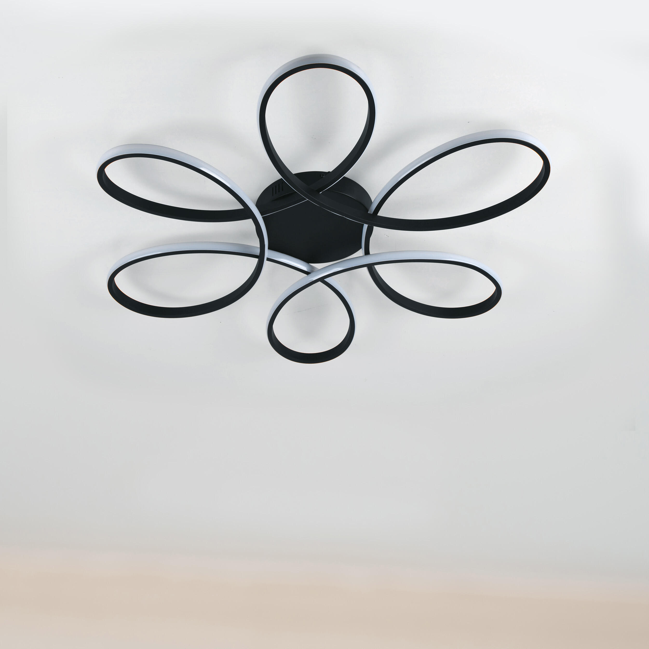 Lampa wisząca sufitowa Fiore XL LED 55W 4000K Czarna GOLDLUX - 2