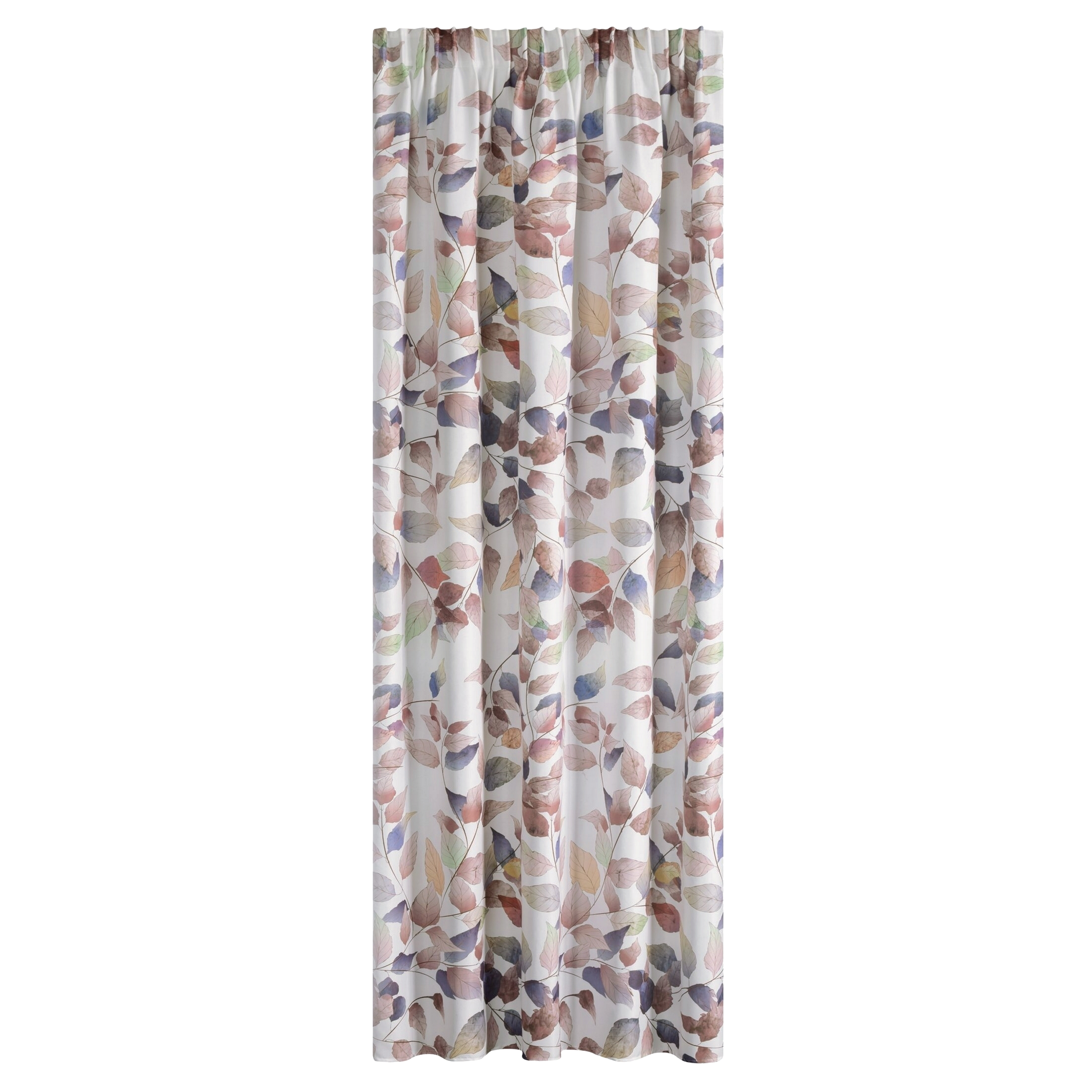 Zasłona Lili  Liście 140 x 270 cm na taśmie