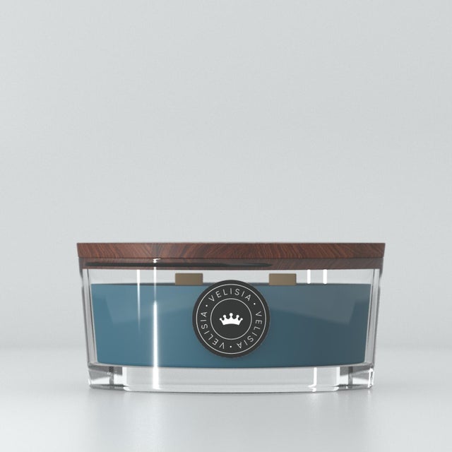 Candela profumata  essenza pepe nero e patchouly H 8.5 cm