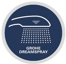 Pommeau de douche 3 jets chrome, GROHE, Vitalio Comfort Clova 3 jets - 12