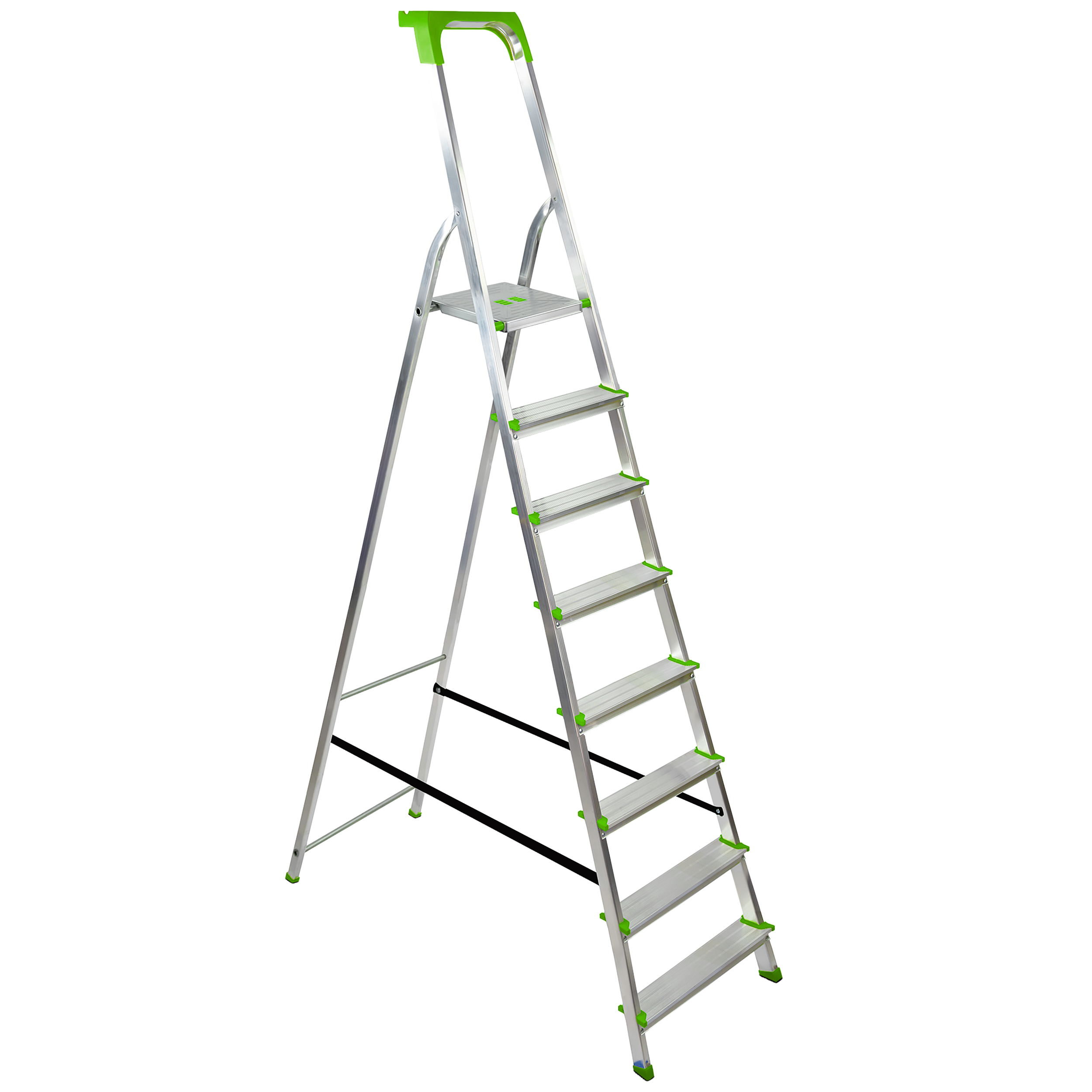 Drabinka aluminiowa rozkładana jednostronna 8 stopniowa do 150 kg BAYERSYSTEM