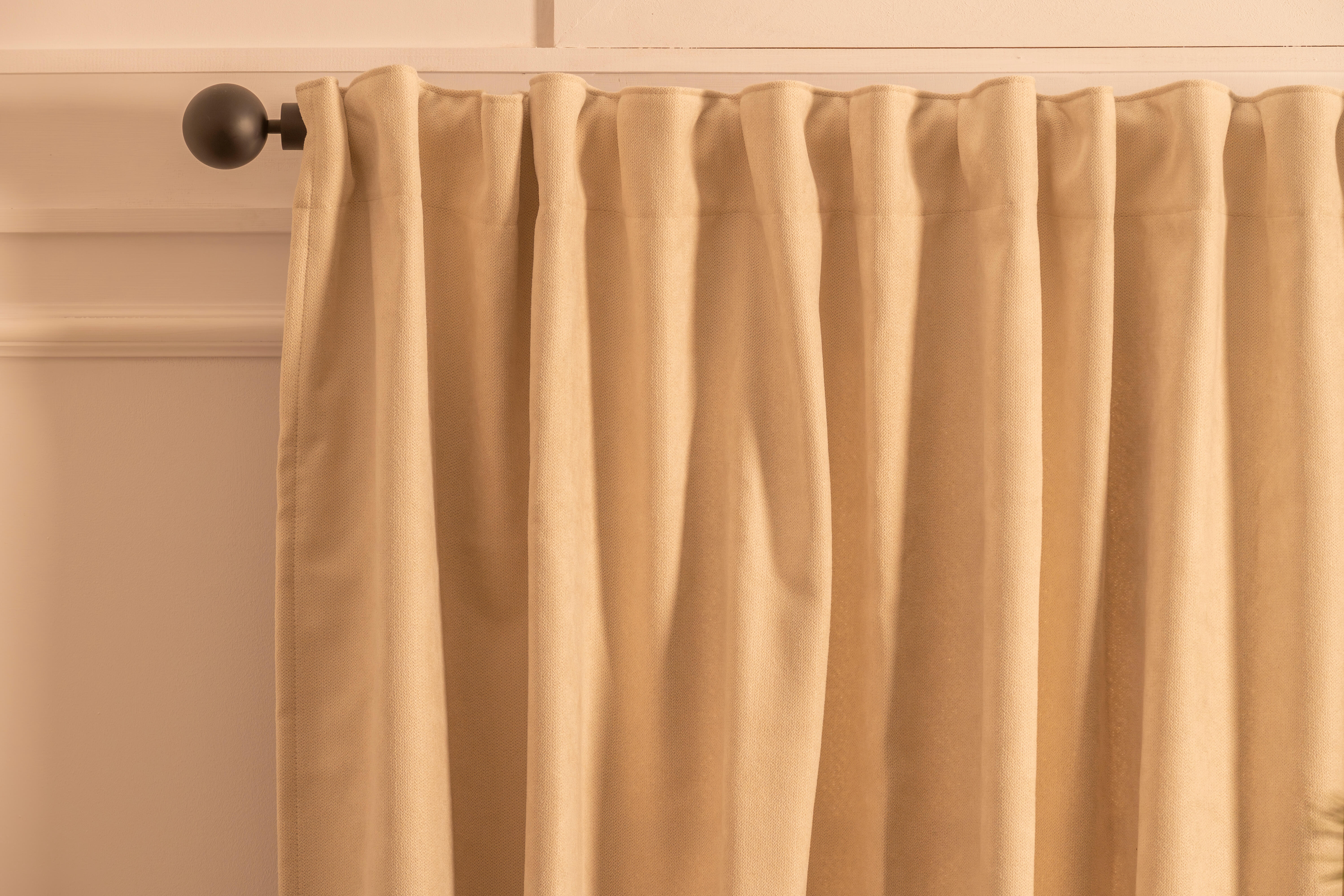 Cortinado fita e/ou presilha térmico Ragnar 200x280cm bege Inspire - 21