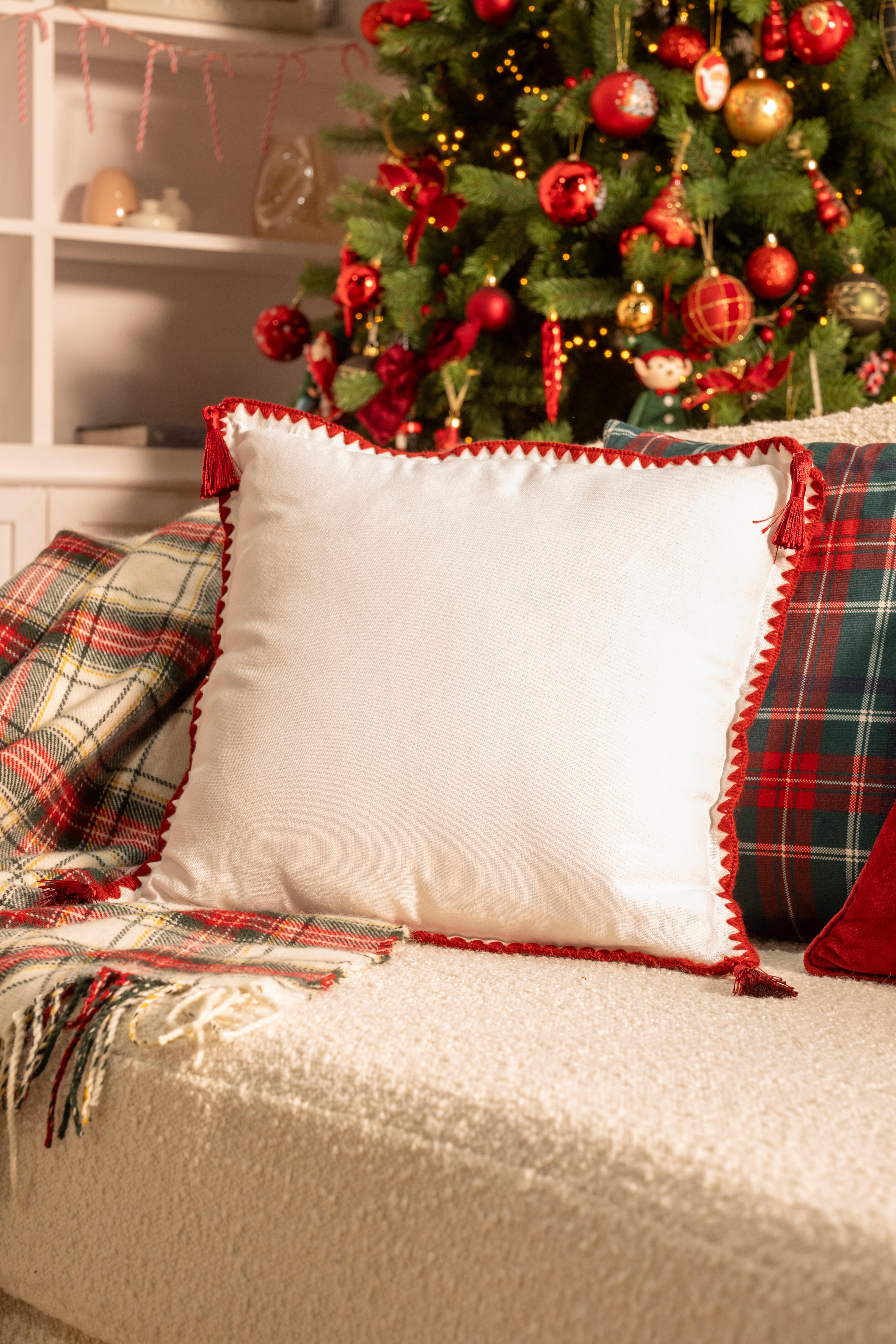 Almofada Snow 40x40cm branca - 19