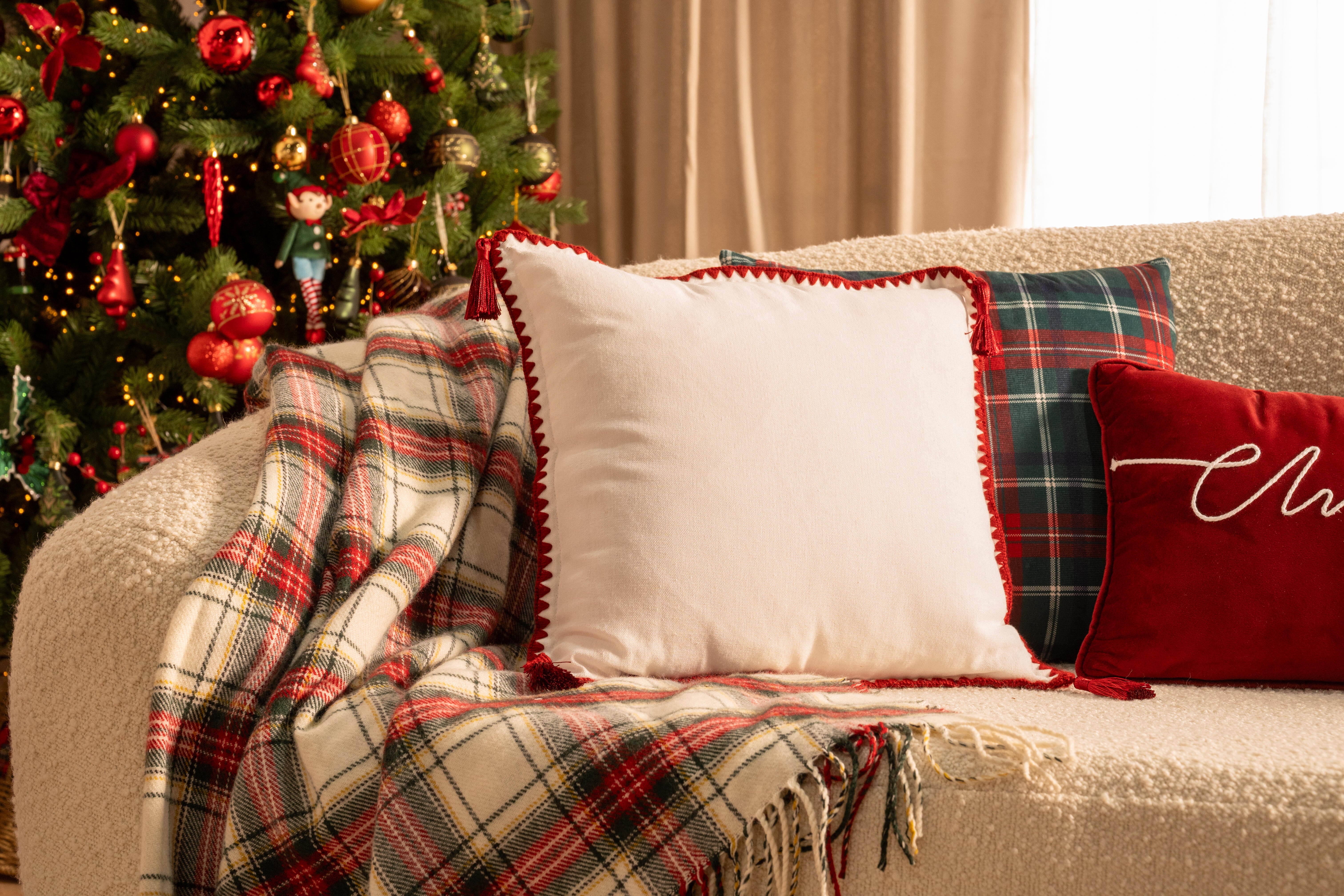 Almofada Snow 40x40cm branca - 13