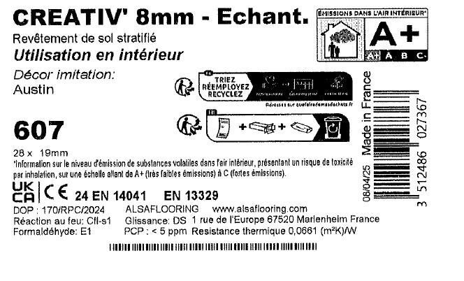 Echantillon sol stratifié AUSTIN - 2