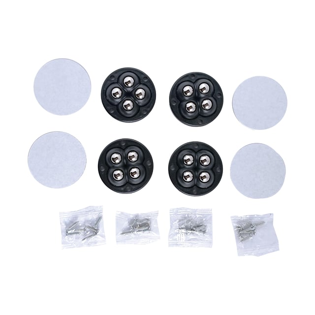 BOLA OMNIDIRECCIONAL PARA MUEBLES 360º  10MM 35KG 4UDS