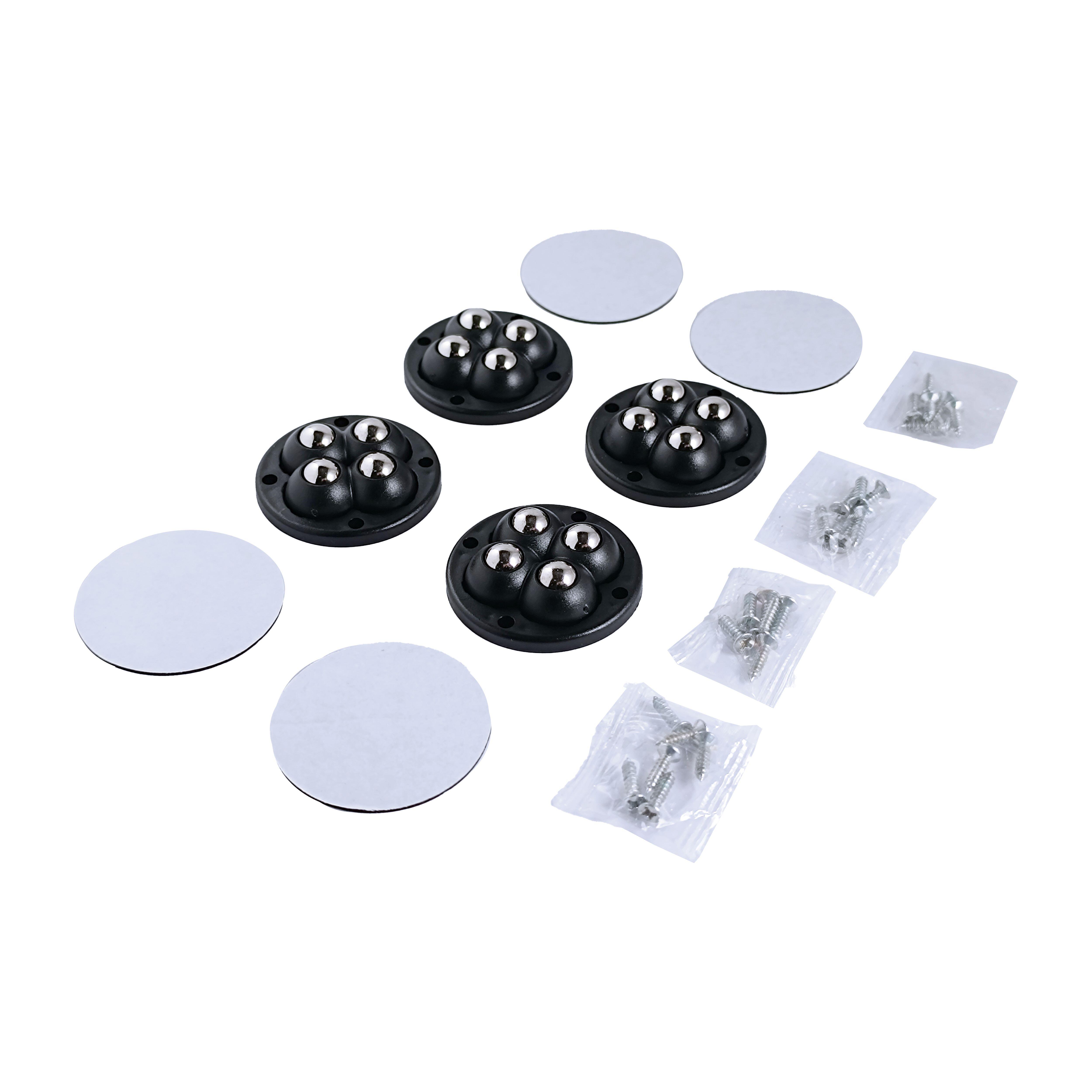 BOLA OMNIDIRECCIONAL PARA MUEBLES 360º  10MM 35KG 4UDS - 3