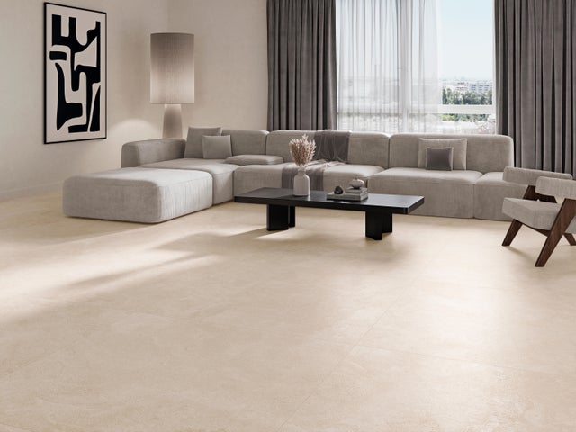 SUELO PORCELÁNICO 90X90CM ALBOX CREMA
