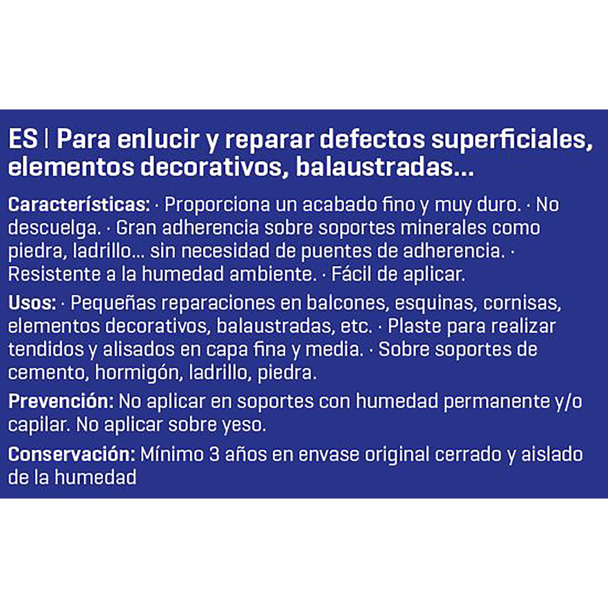 Massa enchimento exterior Aguaplast 1,5kg - 4