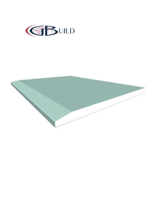 Lastra cartongesso bianco idro L 200 x L 120 cm, Sp12.5 mm