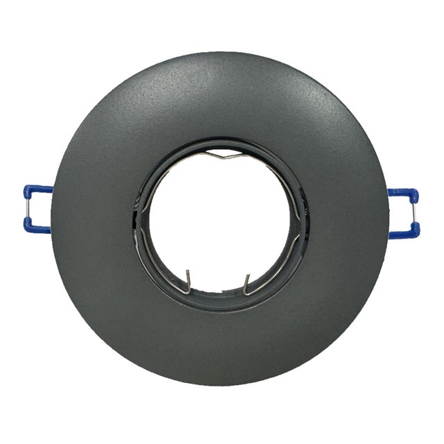 ARO DE EMPOTRAR CIRCULAR BASCULANTE GRIS