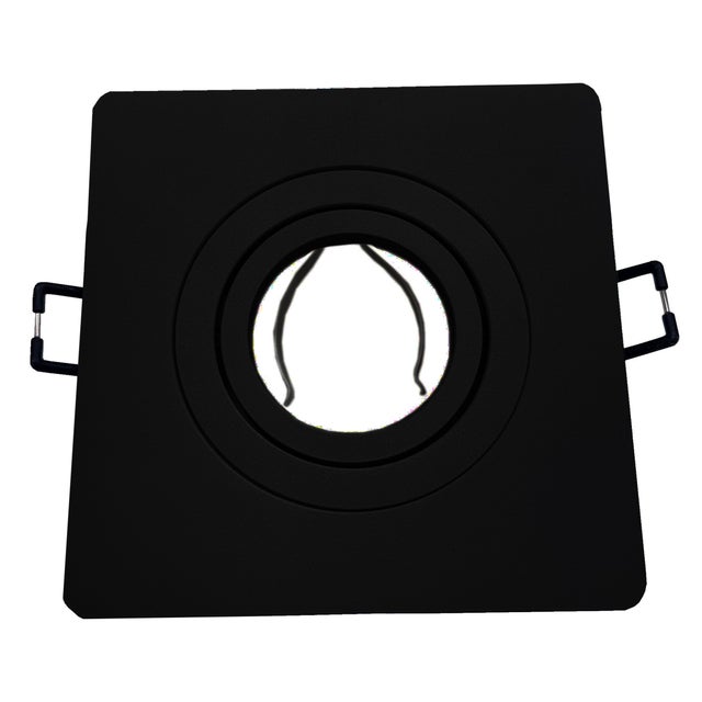 ARO DE EMPOTRAR 110X110MM BASCULANTE NEGRO