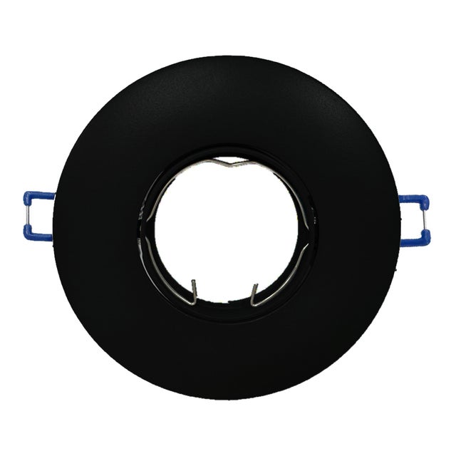 ARO DE EMPOTRAR CIRCULAR BASCULANTE NEGRO