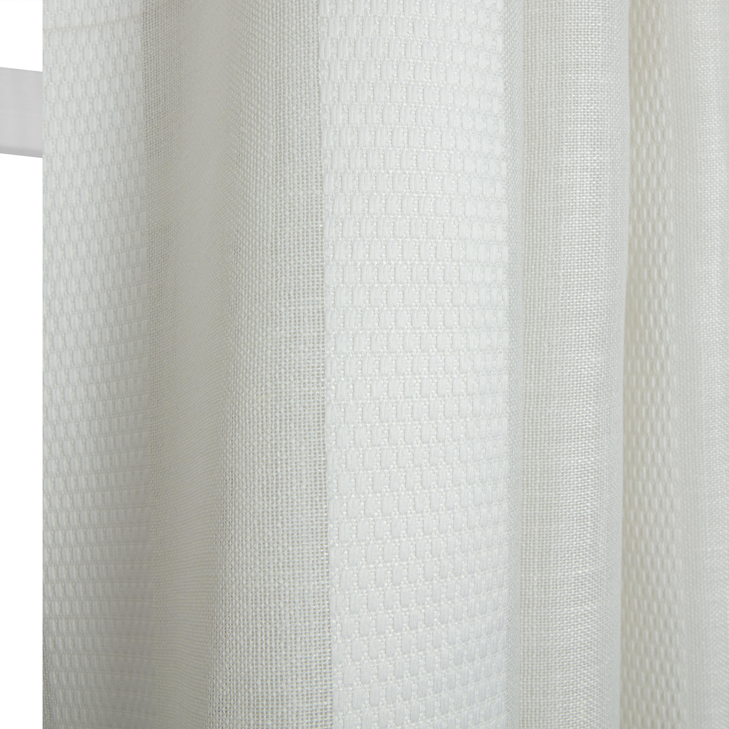 Cortinado fita e/ou presilha African 300x280cm branco - 4