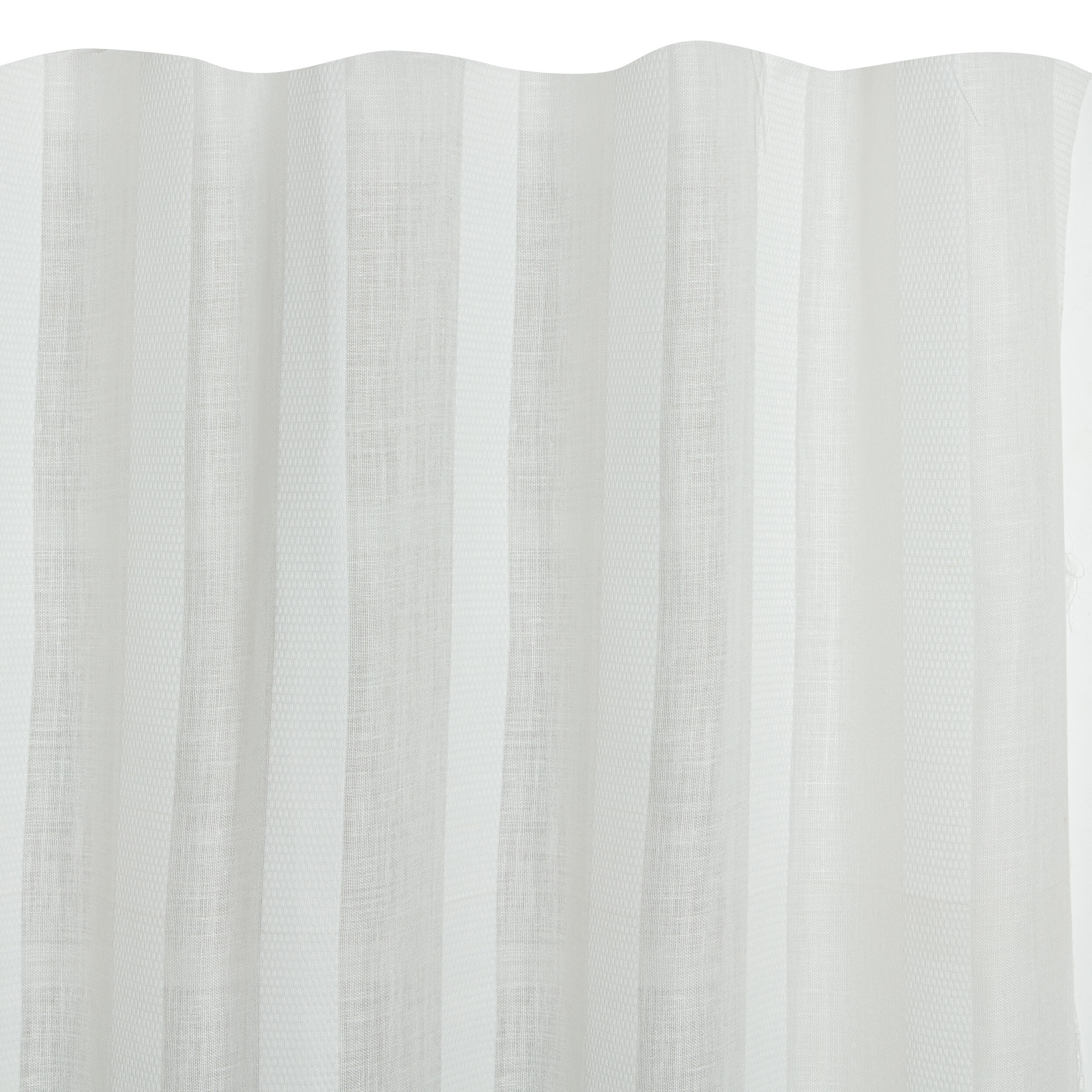 Cortinado fita e/ou presilha African 300x280cm branco - 3
