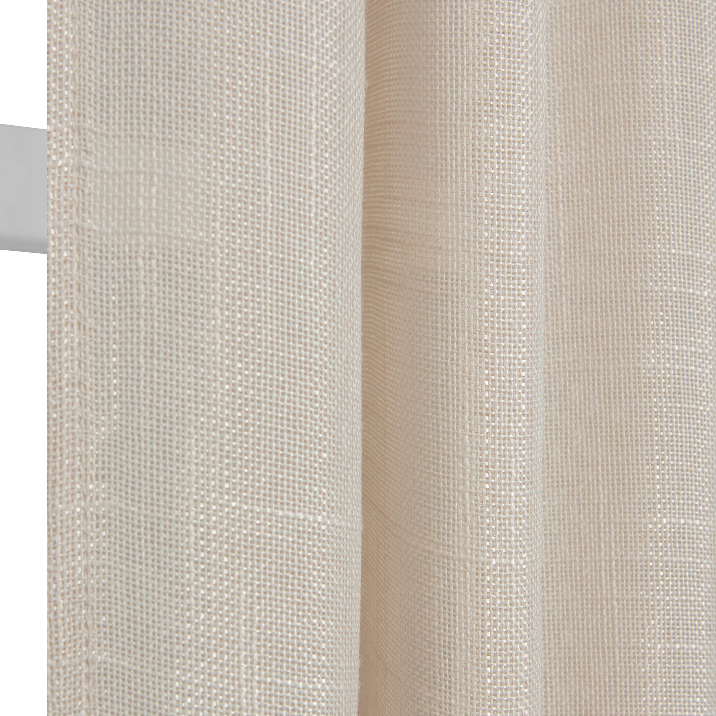 Pack 2 Cortinados de fita e/ou presilha Nora 200x280cm bege - 13