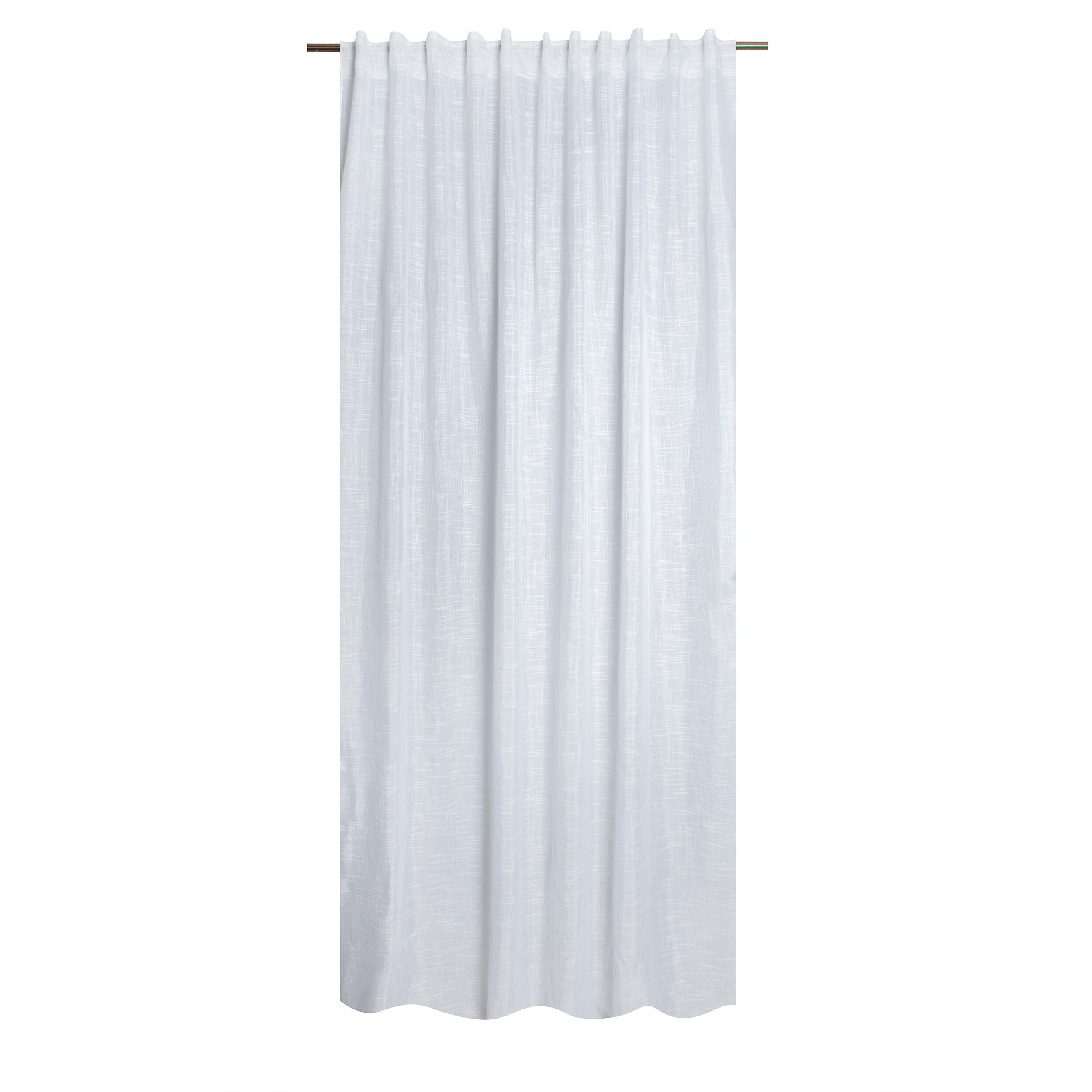 Pack 2 Cortinados de fita e/ou presilha Nora 200x280cm branco - 9