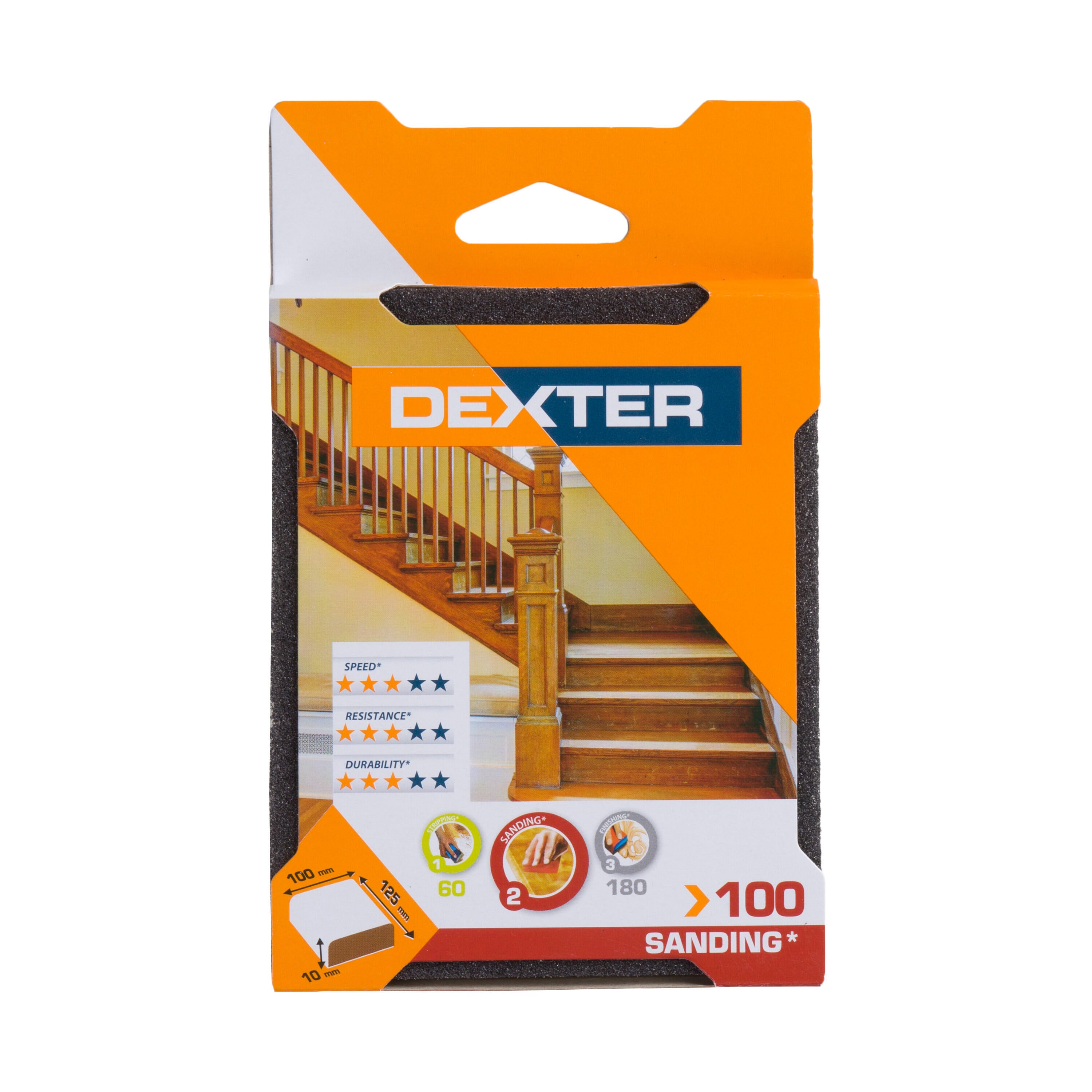 Esponja para lixar DEXTER GR100 - 2