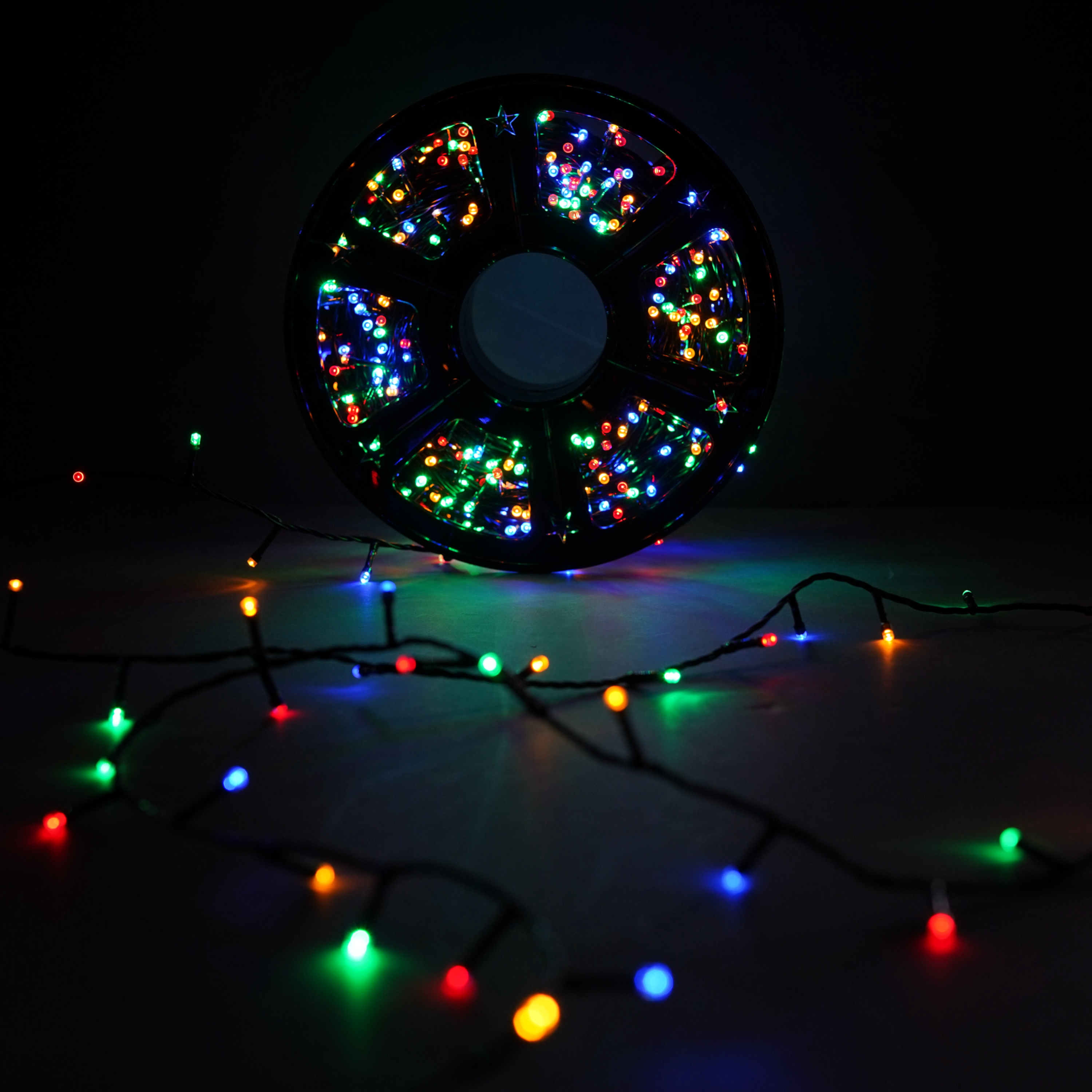 Lampki choinkowe zewnętrzne 1000 LED 8 funkcji, programator, multikolor  EUROHIT - 2