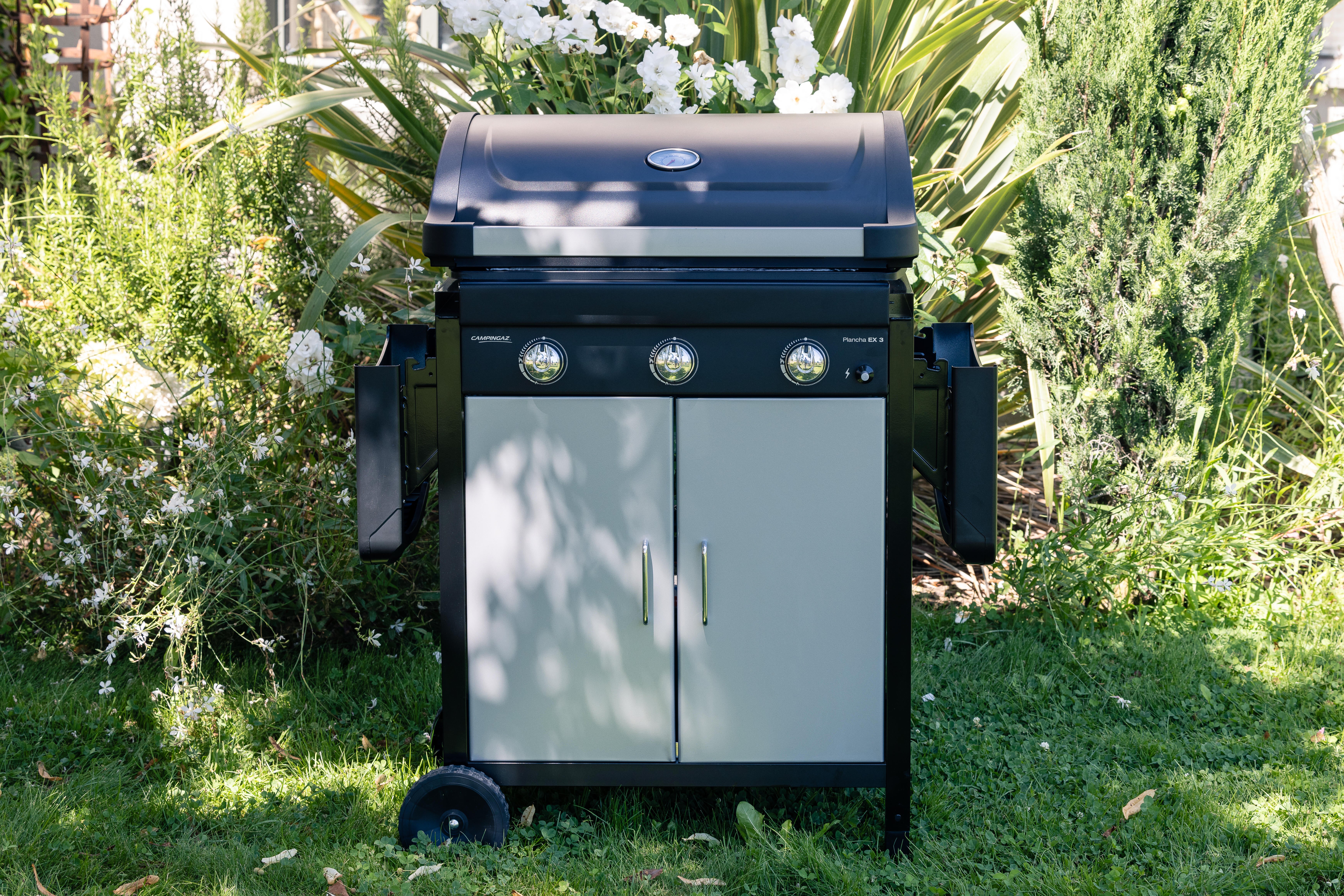 Plancha gaz sur chariot CAMPINGAZ Ex 3 noir - 5