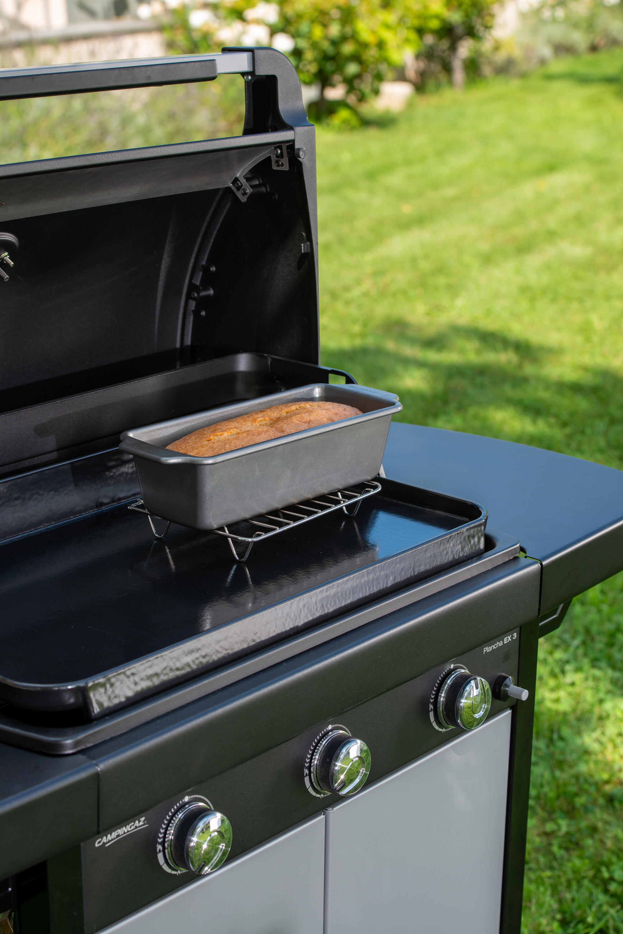 Plancha gaz sur chariot CAMPINGAZ Ex 3 noir - 9
