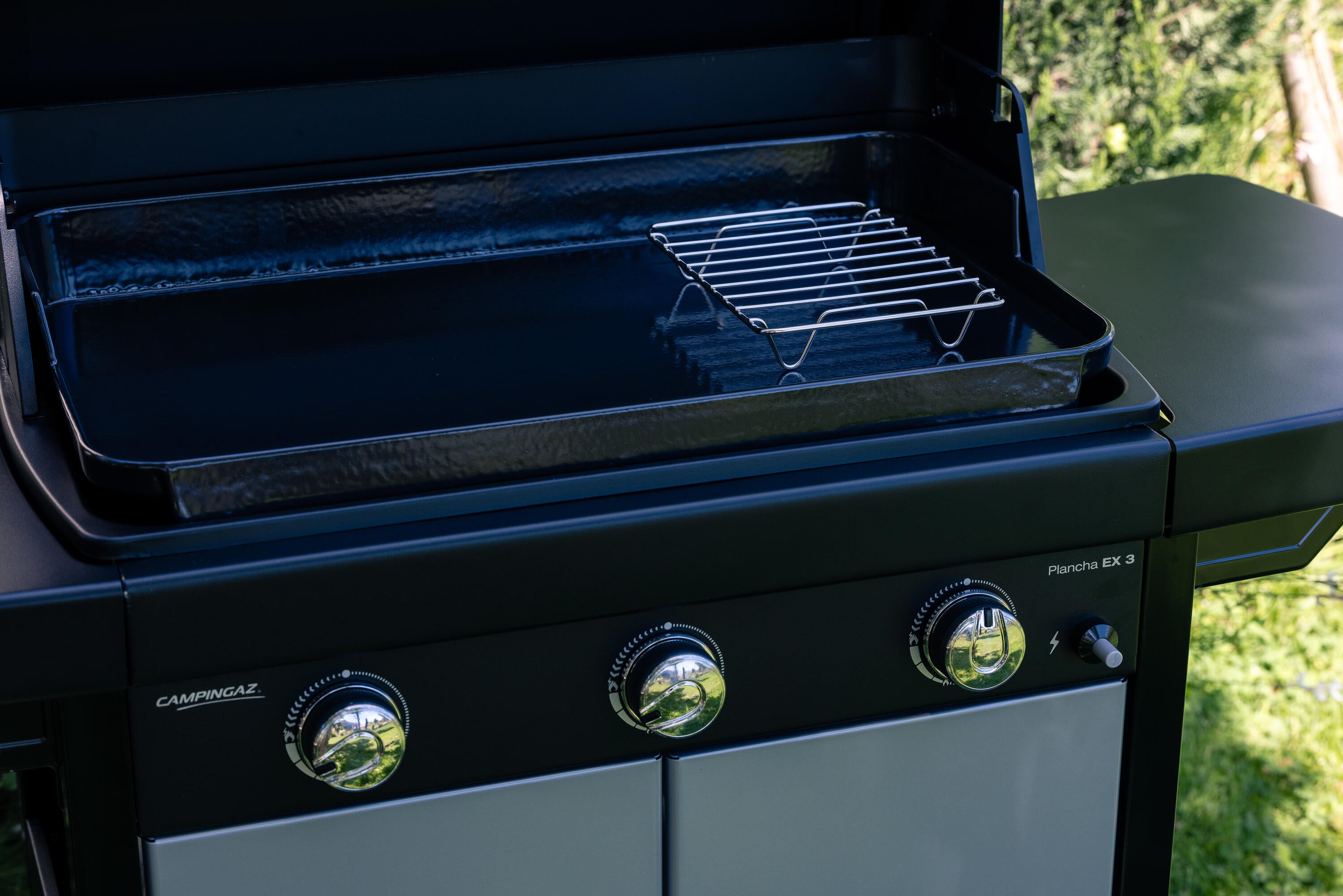 Plancha gaz sur chariot CAMPINGAZ Ex 3 noir - 11