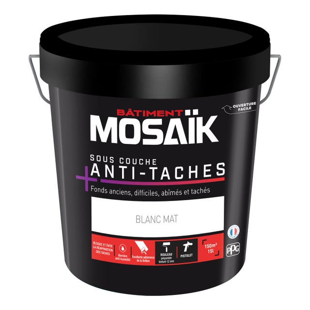 Sous-couche anti-taches fonds anciens et abîmés 15 L - MOSAIK