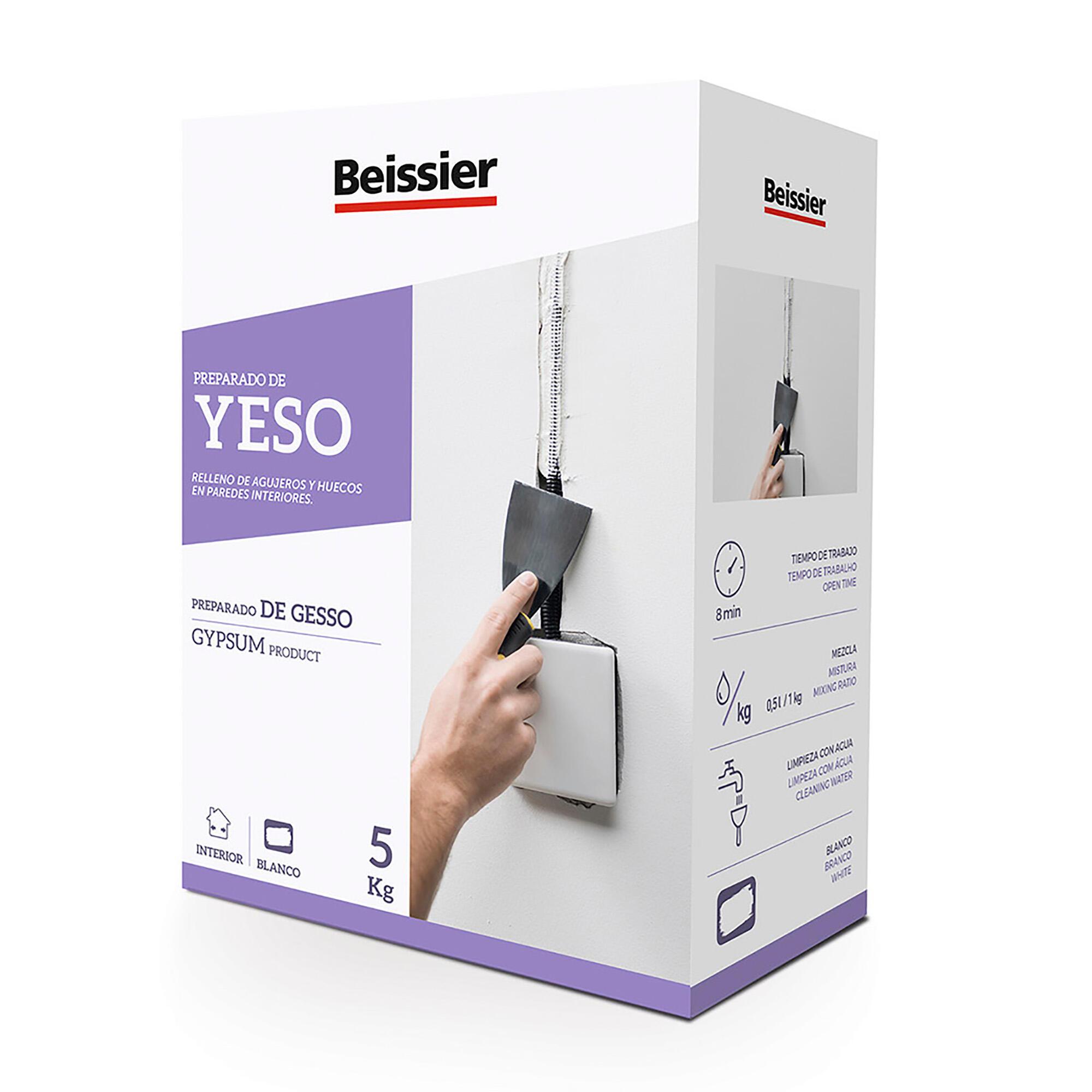 Yeso en polvo BEISSIER 5kg - 4