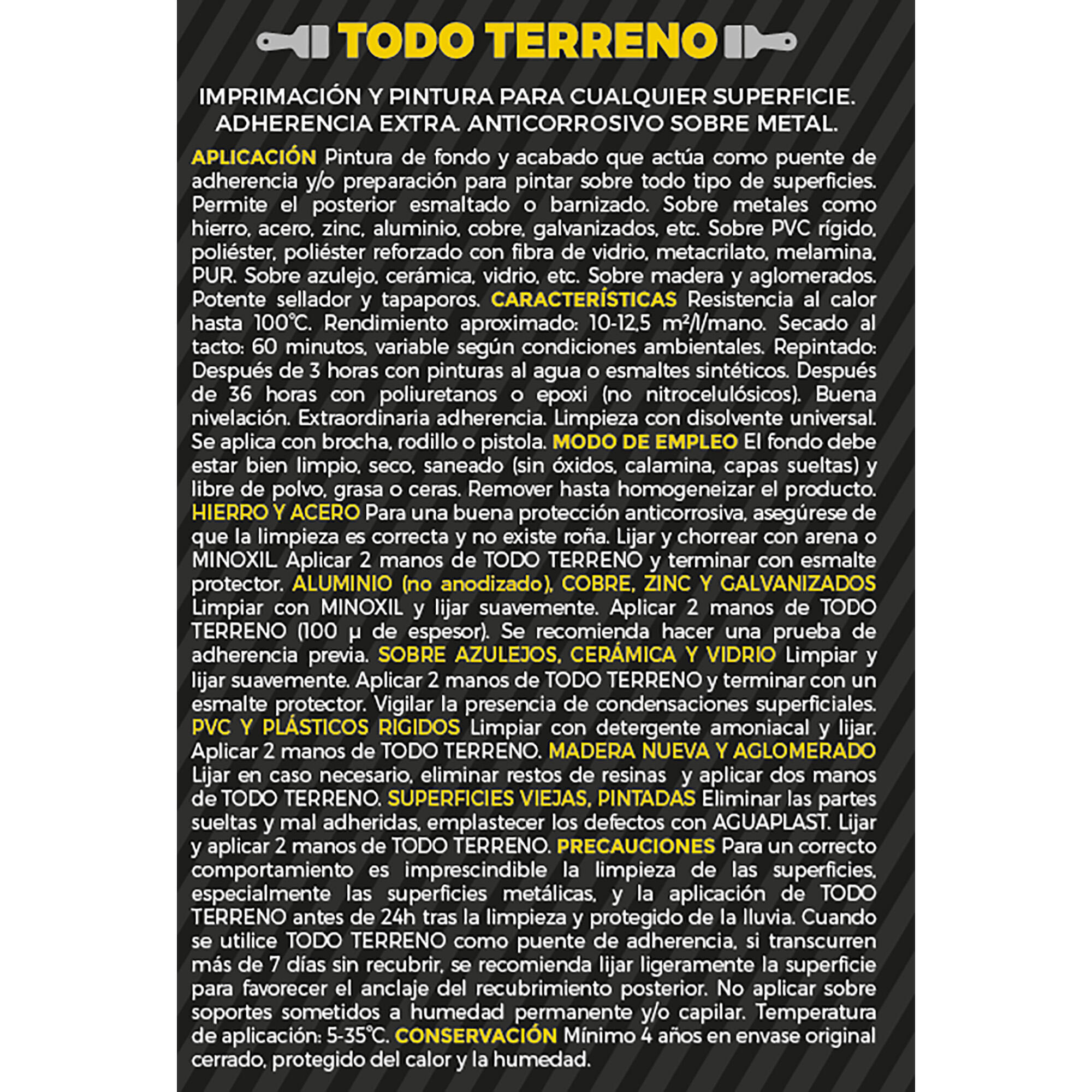 Imprimación TODOTERRENO al disolvente BEISSIER 750ml blanco - 5