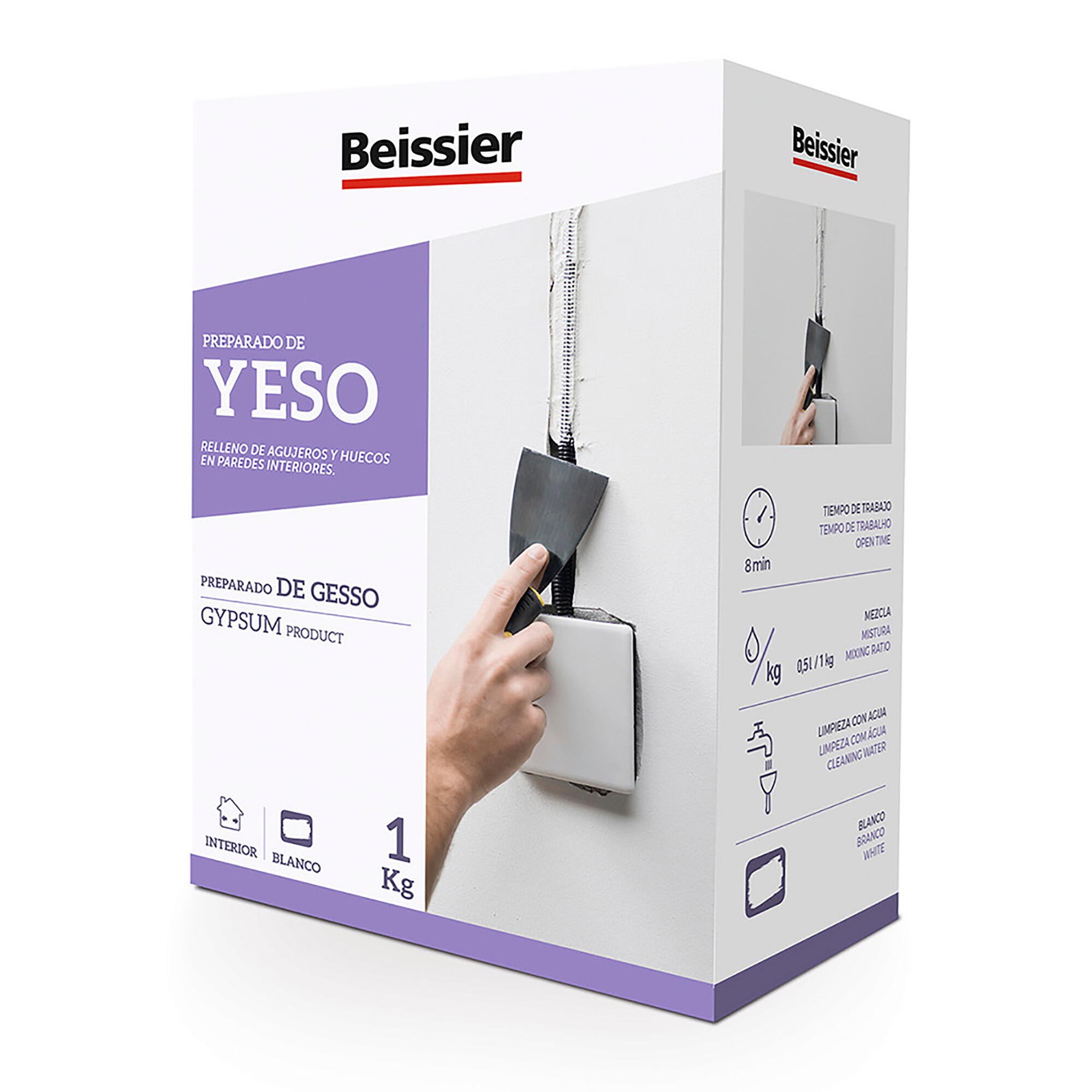 Yeso en polvo BEISSIER 1kg - 3