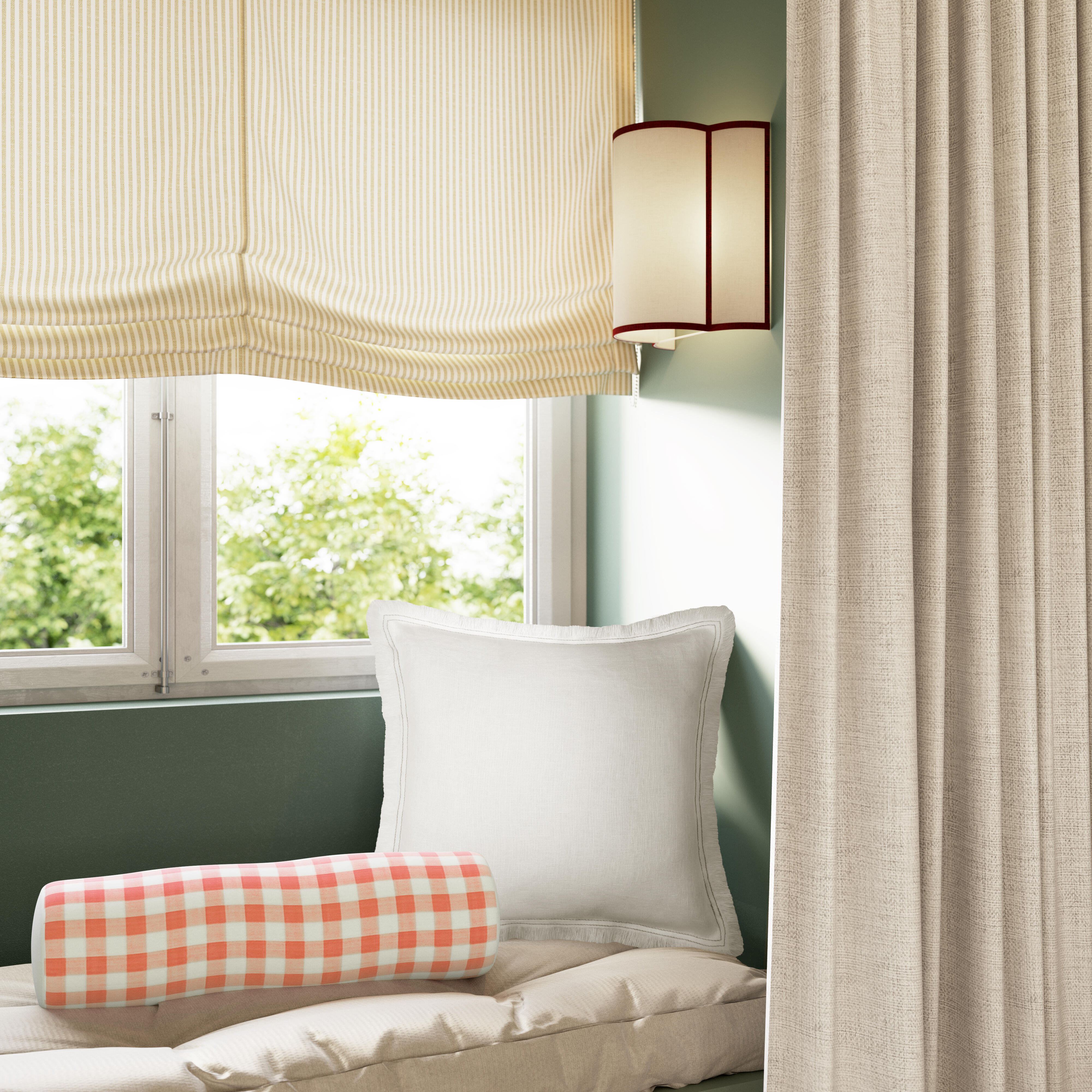 Cortinado fita e/ou presilha Teo 140X280CM natural Inspire - 10