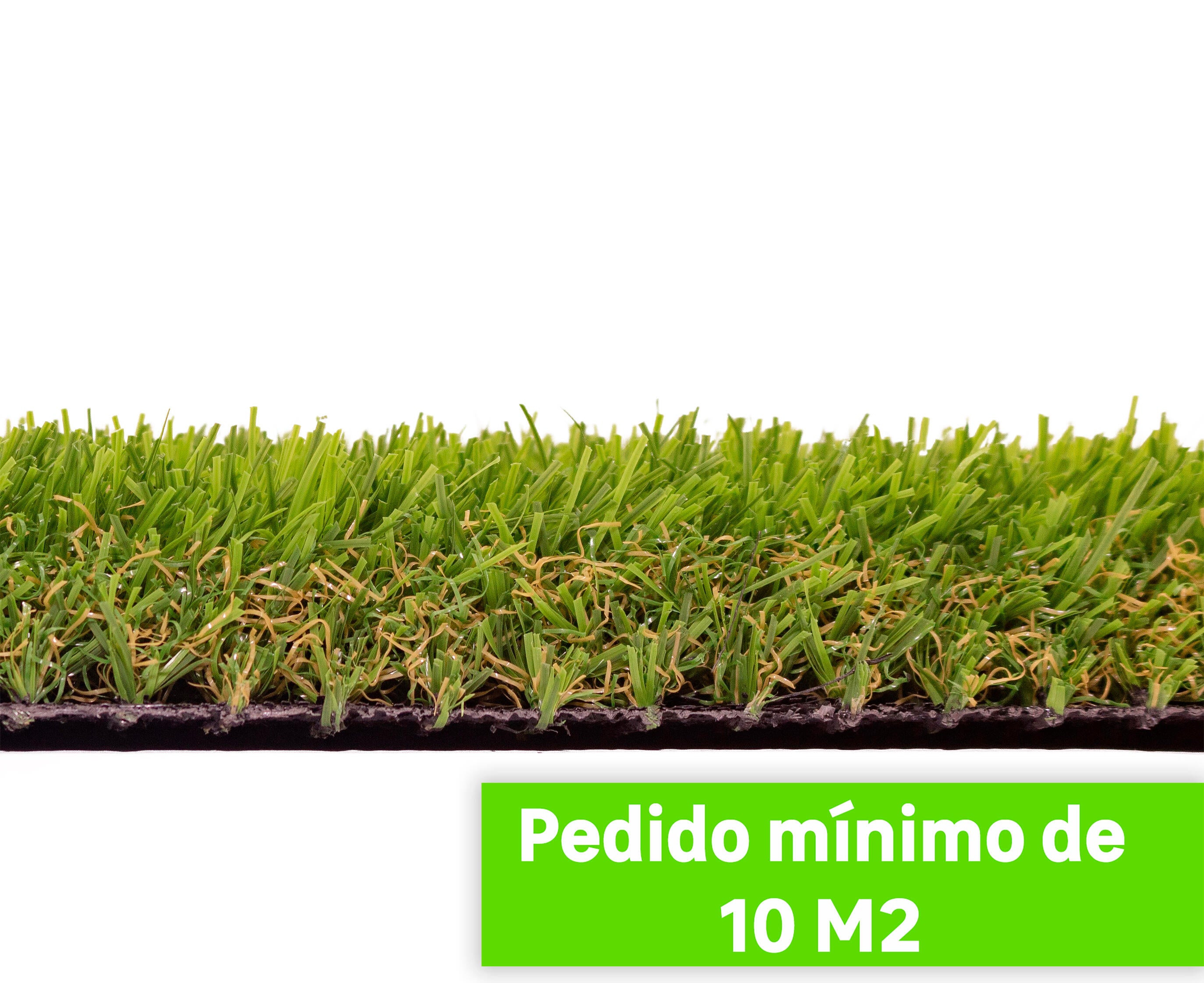 Césped artificial laredo 33mm 1m 33 mm de altura de fibras y 27300 puntadas m²