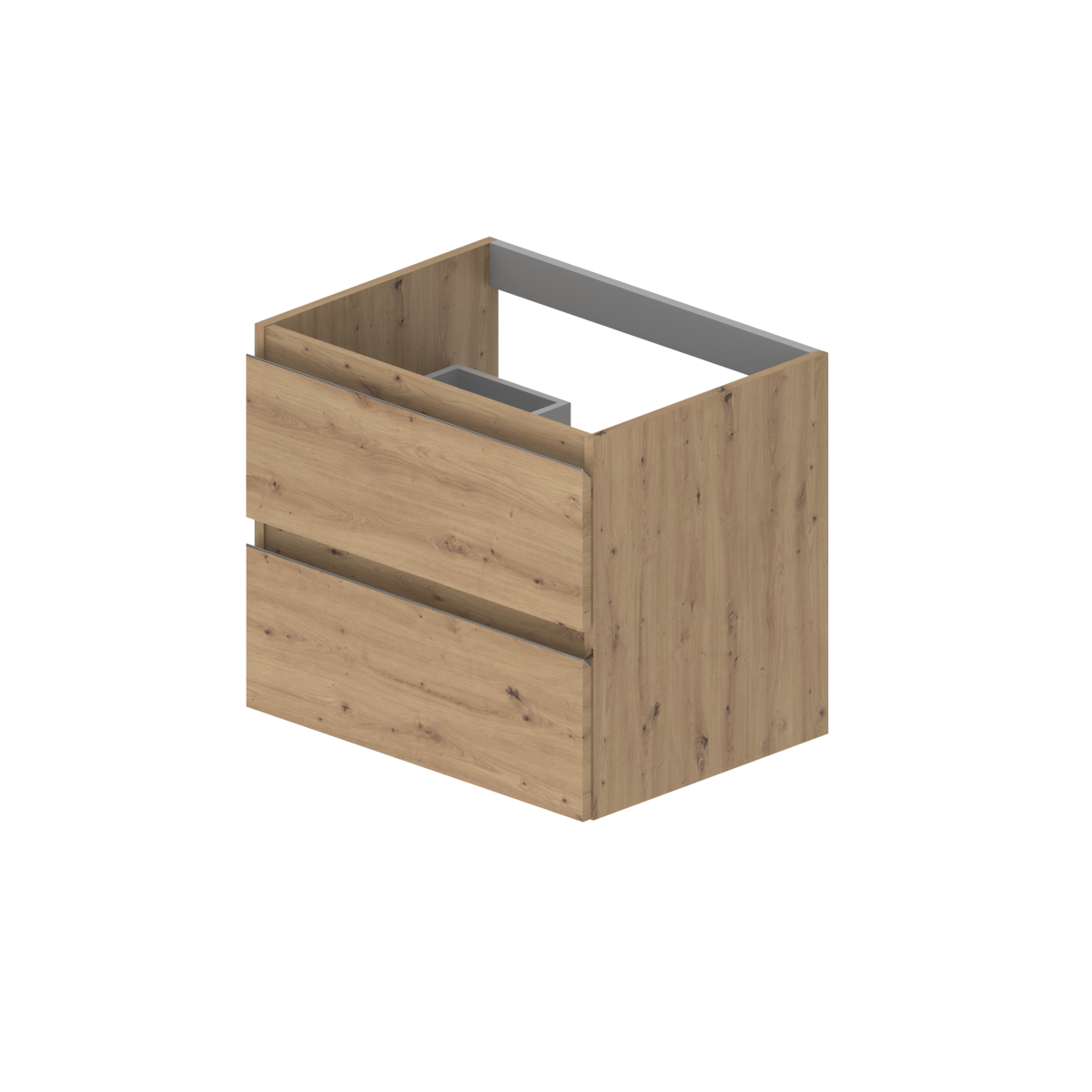 MUEBLE DE BAÑO MODULAR ATLANTIS MIEL 2 CAJONES 60X45CM - 3