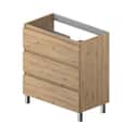 MUEBLE DE BAÑO MODULAR ATLANTIS MIEL 3 CAJONES 80X45CM - 3