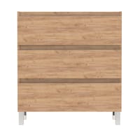 MUEBLE DE BAÑO MODULAR ATLANTIS MIEL 3 CAJONES 80X45CM - 4