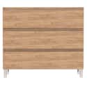 MUEBLE DE BAÑO MODULAR ATLANTIS MIEL 3 CAJONES 100X45CM - 4