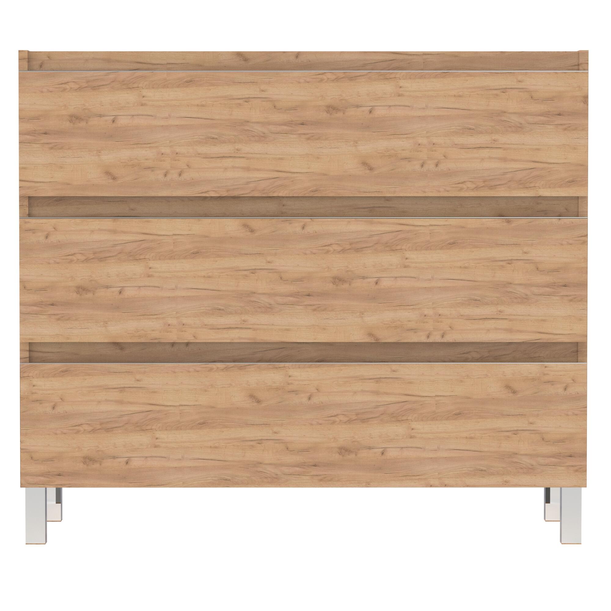 MUEBLE DE BAÑO MODULAR ATLANTIS MIEL 3 CAJONES 100X45CM - 4