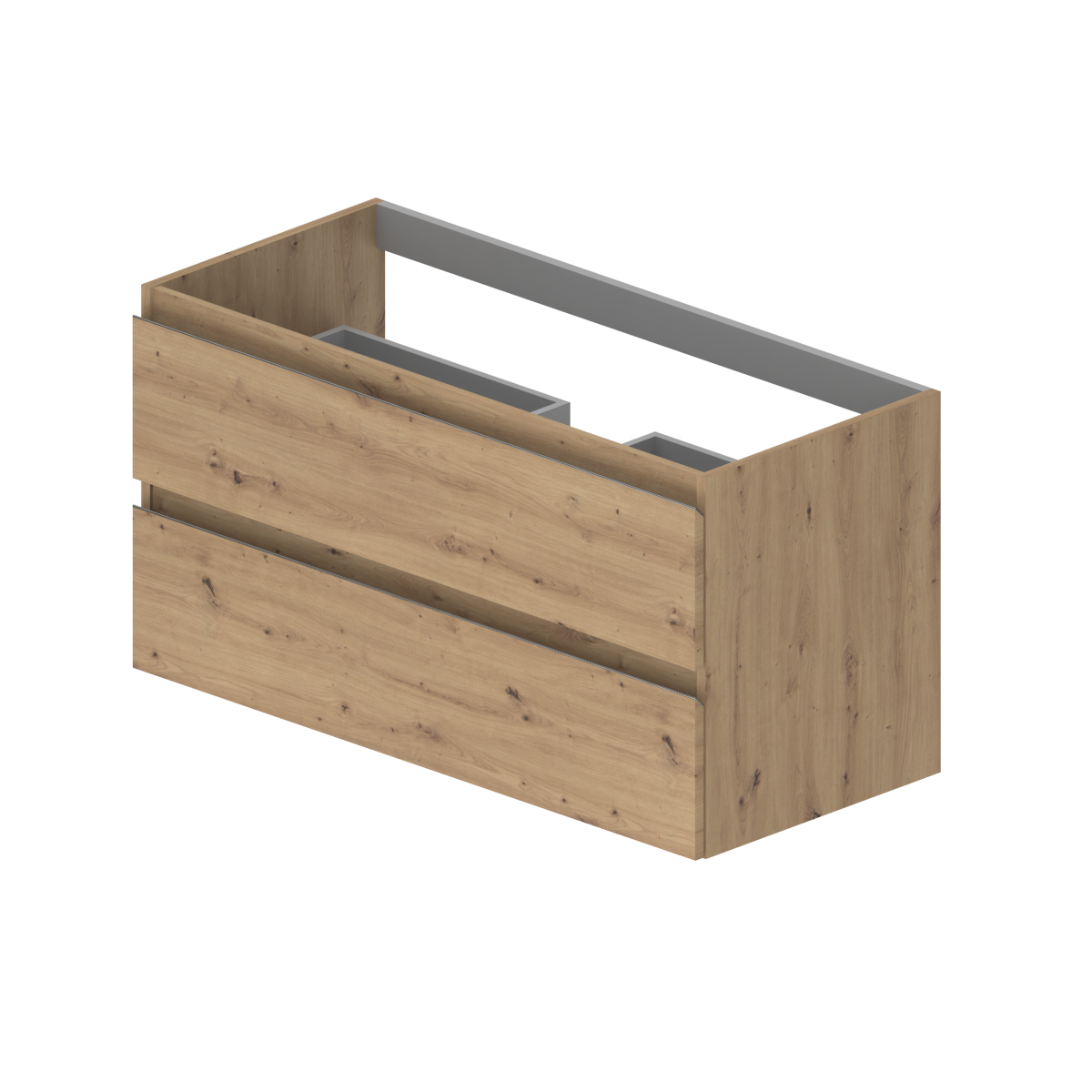 MUEBLE DE BAÑO MODULAR ATLANTIS MIEL 2 CAJONES 100X45CM - 3