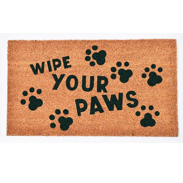 Tapete de entrada coco Black patas 40x70cm