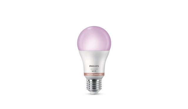 Ampoule led connectée, E27, 1521lm, variation de couleurs dimmable, Wiz Smartled
