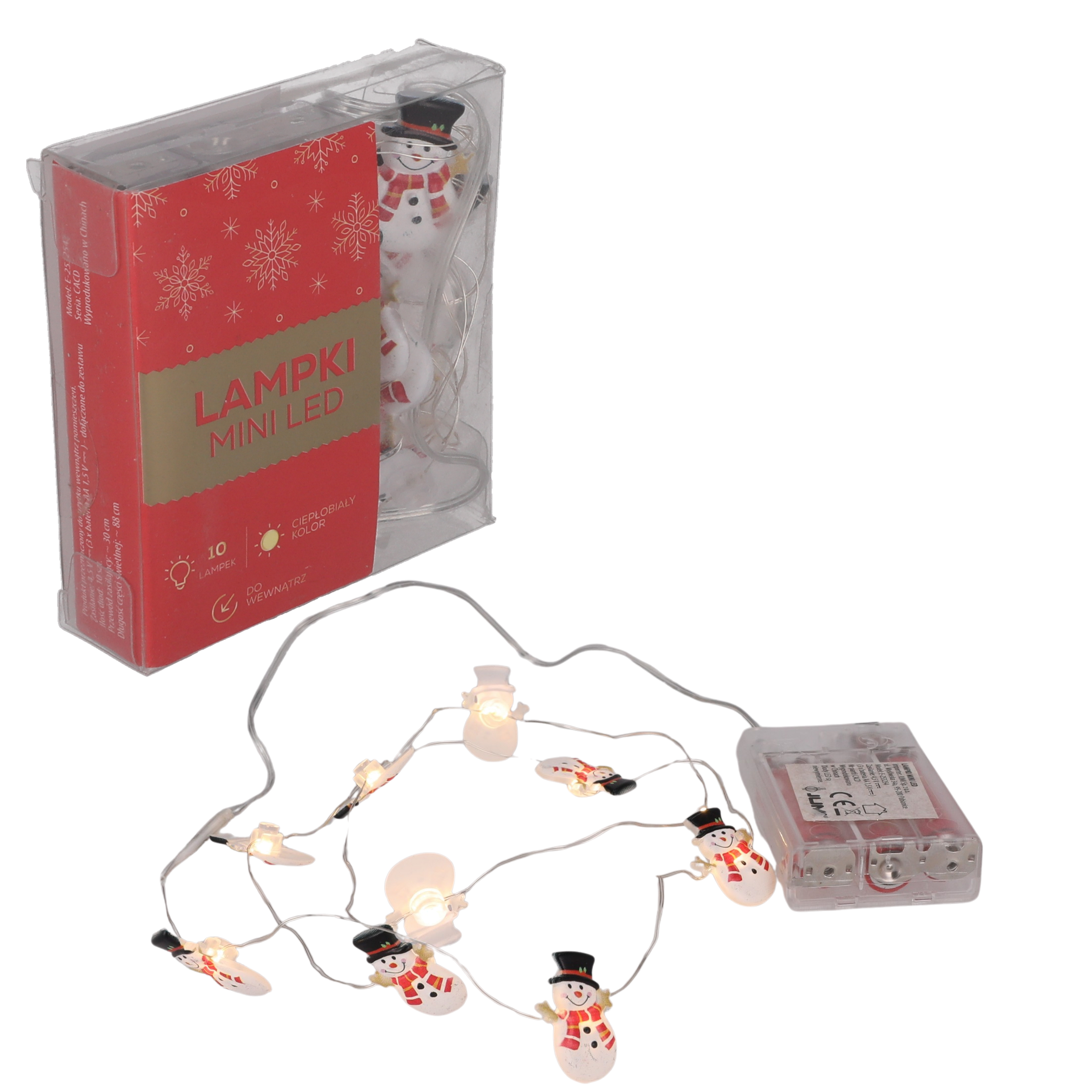 Girlanda świetlna 130cm 10 LED ciepła biel Jumi - 4