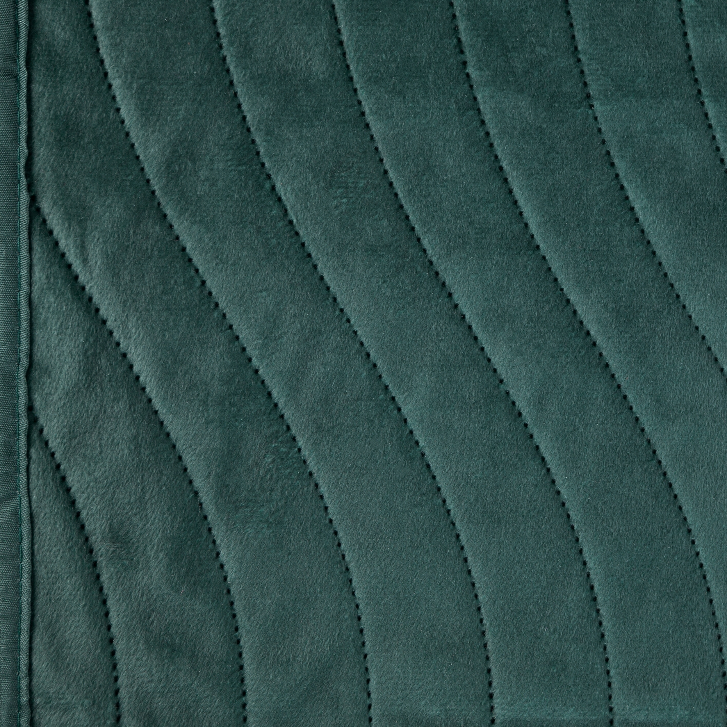 Narzuta welwetowa Luiz szałwiowa pikowana 200 x 220 cm - 2