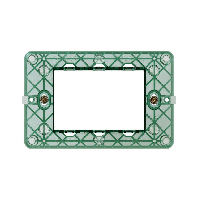 Supporto 3 moduli Plana VIMAR verde
