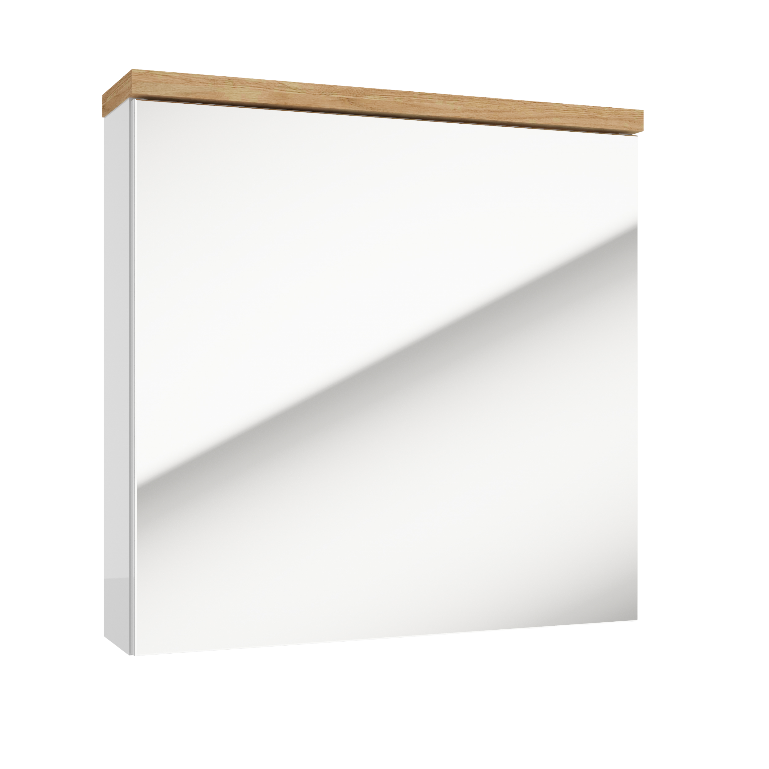 Szafka łazienkowa z lustrem bez oświetlenia 60.4x15x60 cm Defra