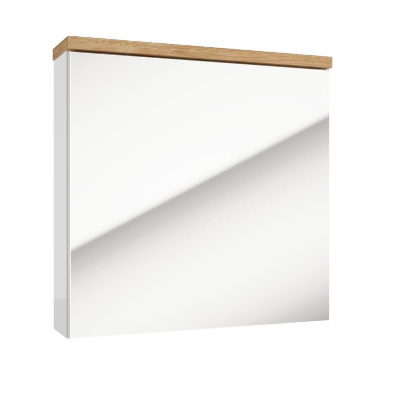 Szafka łazienkowa z lustrem bez oświetlenia 60.4x15x60 cm Defra