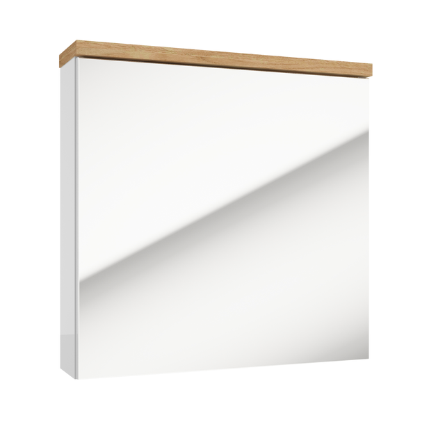 Szafka łazienkowa z lustrem bez oświetlenia 60.4x15x60 cm Defra