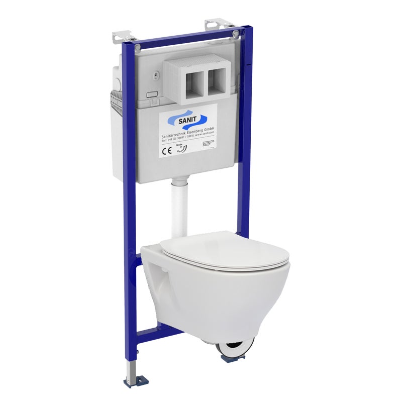 Zestaw podtynkowy WC Nereus Classic Sanit Solo Roca