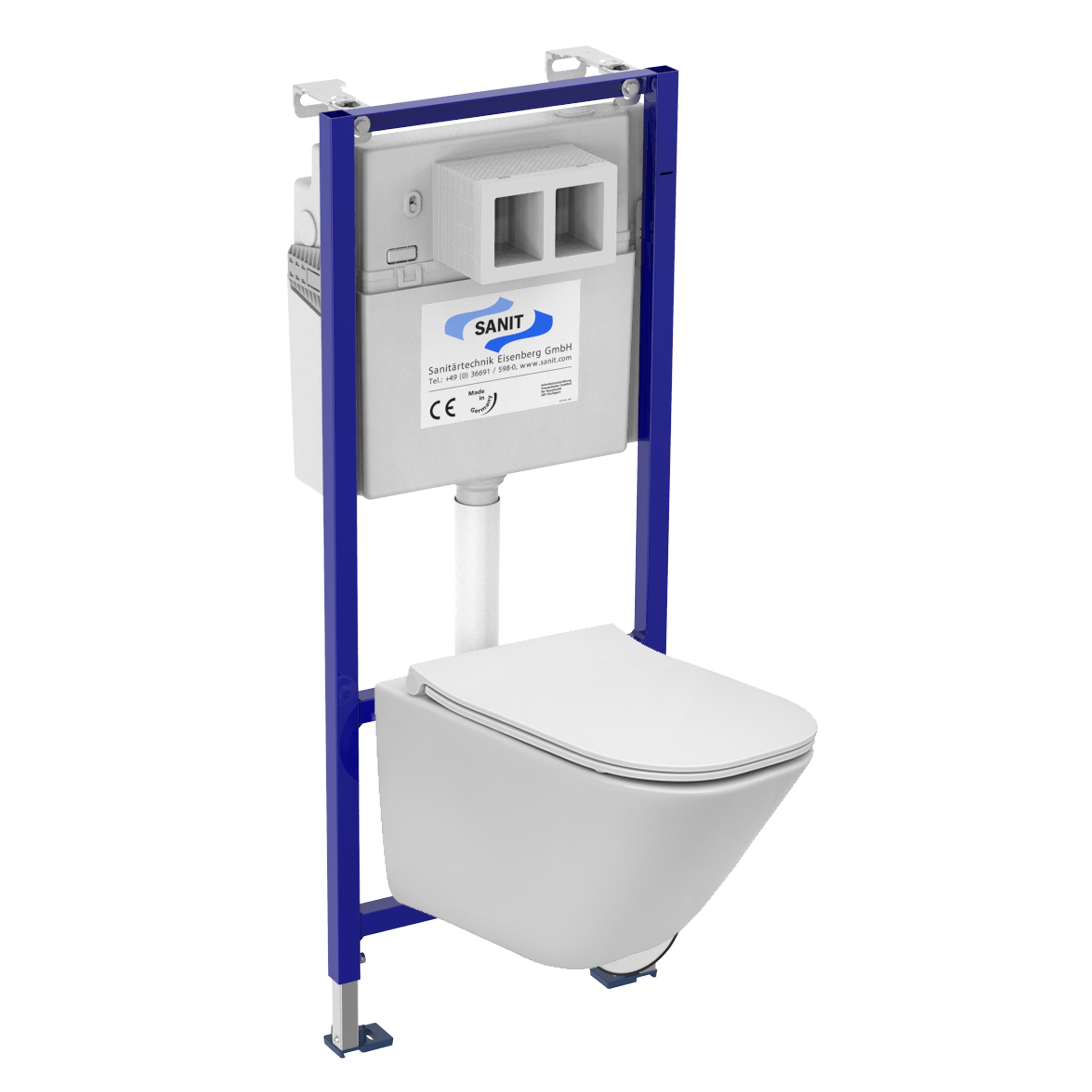 Zestaw podtynkowy WC Cassandra CPT bezkołnierzowy Classic Sanit Solo Roca